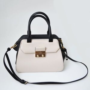 Kate Spade Black and Cream Satchel